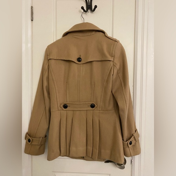 Express Wool-blend Double Breasted Peacoat. Size M - Picture 3 of 4